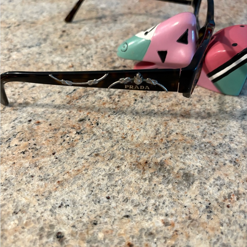 Black Rectangular Eyeglasses. Prada - image 6